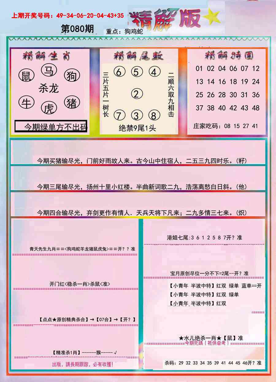 080期精解版[图]